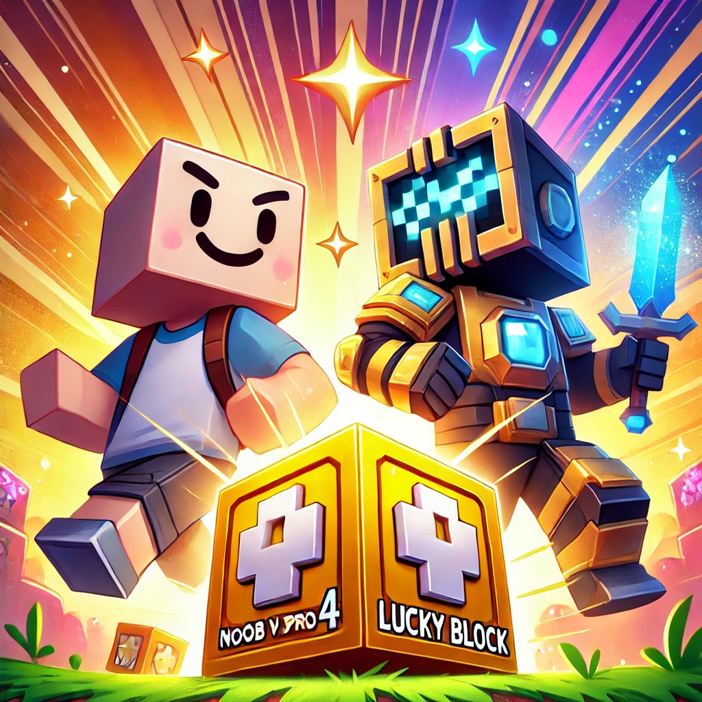 Noob Vs Pro 4 Lucky Block Now: A Clash of Fun and Strategy